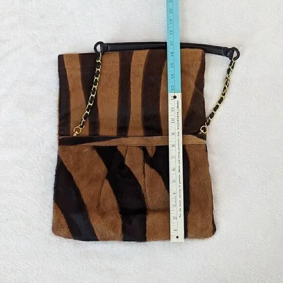 Justified Hunt Evil Eye Natural Hair on Hide Purse - Picture 3 of 12